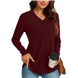 NWT Tunic Top Wine Colored